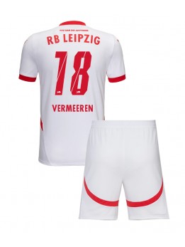 RB Leipzig Arthur Vermeeren #18 Heimtrikotsatz für Kinder 2024-25 Kurzarm (+ Kurze Hosen)